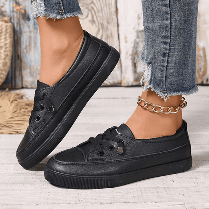 Dovella | White Orthopedic Shoes for Women with Laces and Soft Insole