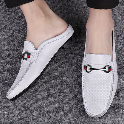 Caelric | Retro Mule Shoes for Men with Open Design and Maximum Comfort