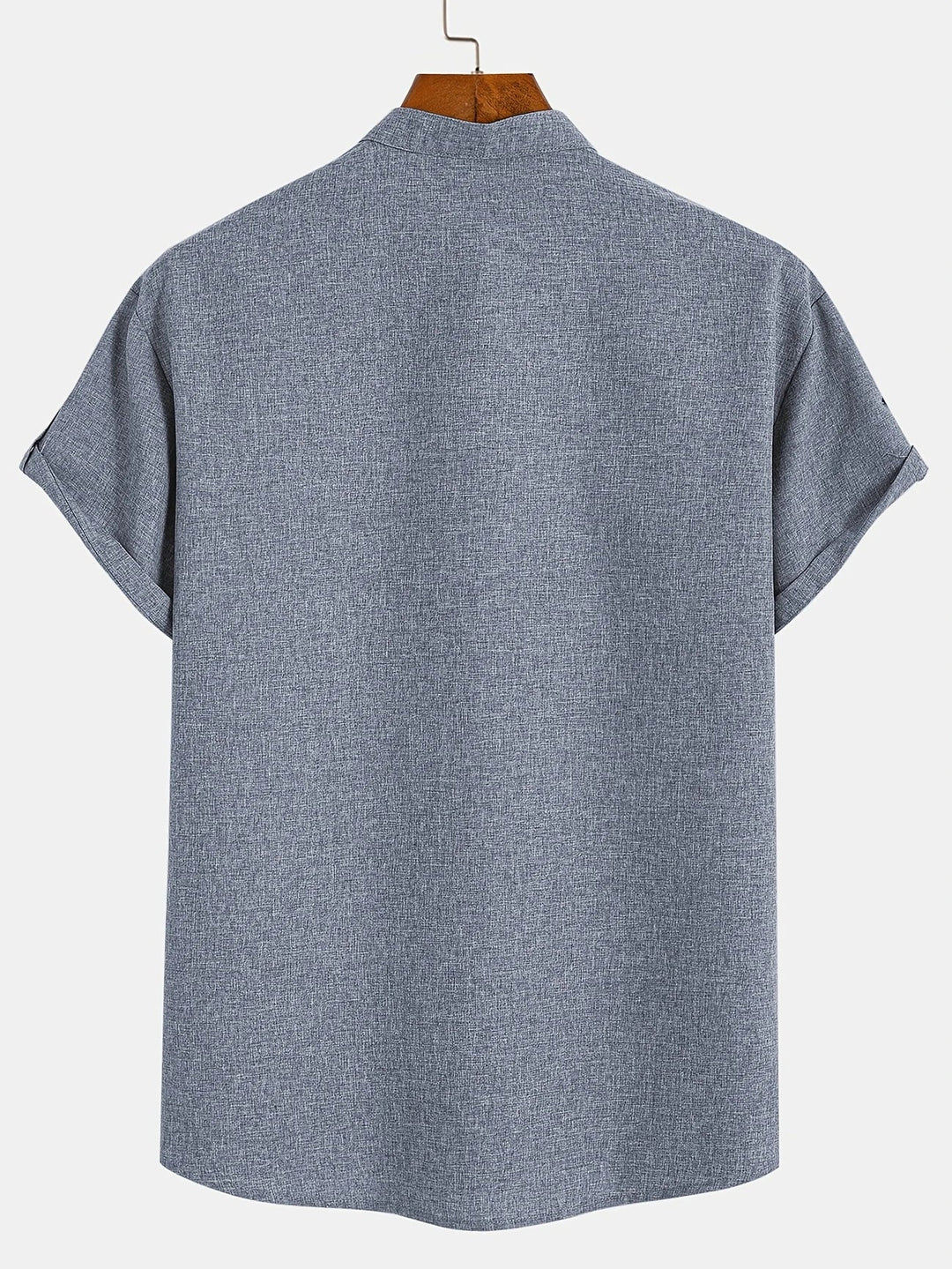 Hayes™ Elegant Short Sleeve High Collar Shirt