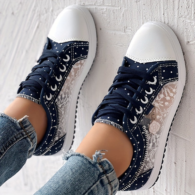 Victoria | Breathable Floral Sneakers with Lightweight Design and Maximum Comfort