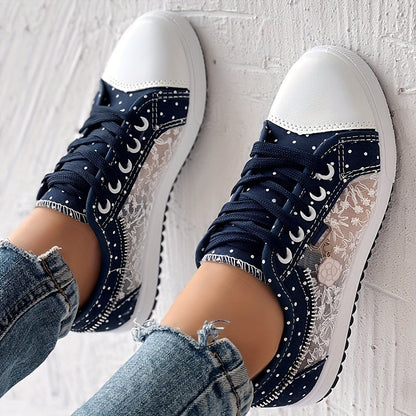 Victoria | Breathable Floral Sneakers with Lightweight Design and Maximum Comfort