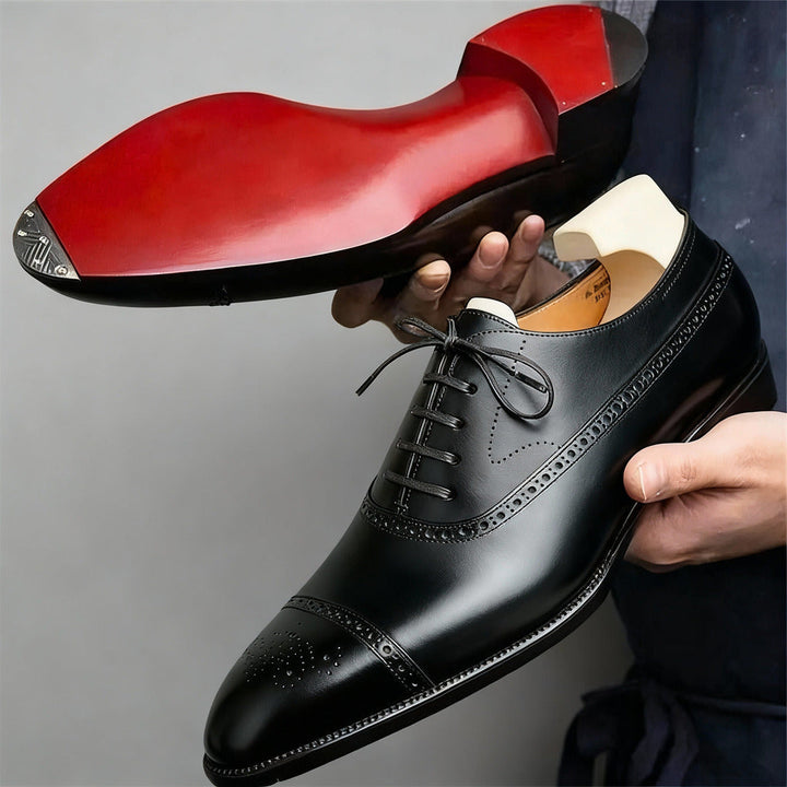 Valcero™ Classic Leather Oxford Brogue Shoe