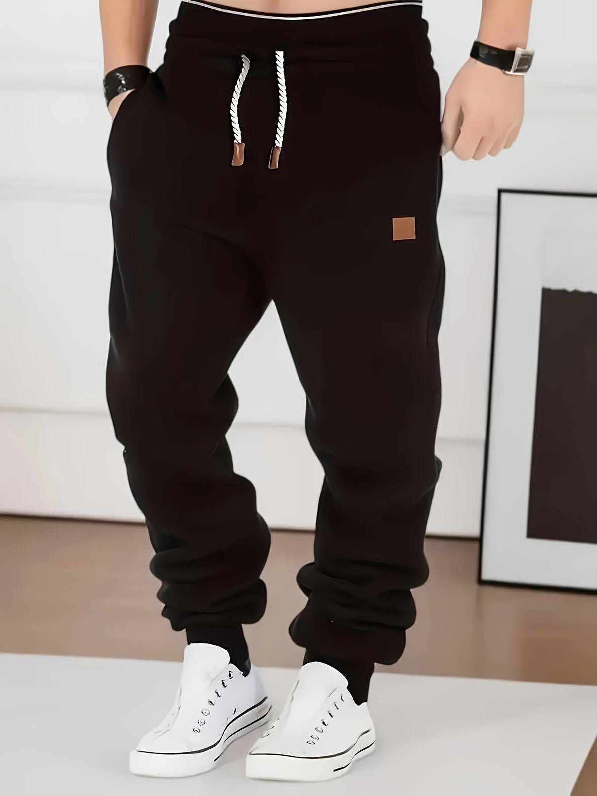 Rovanto | Men's Slim Fit Casual Pants with Adjustable Waist for Fall and Winter