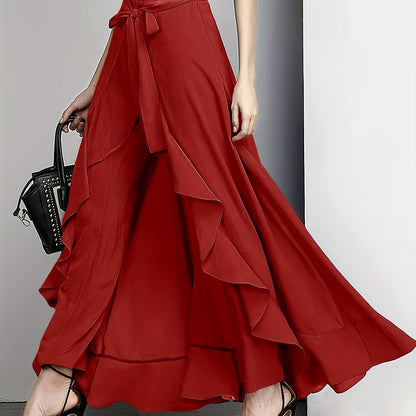 Amara | Elegant Straight-Leg Pants with Fluid Fall and Comfortable Fit