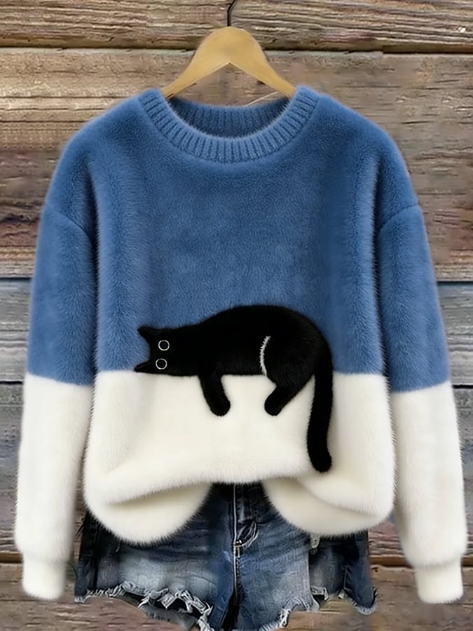 Caelania™ Minimalist Cat Hoodie