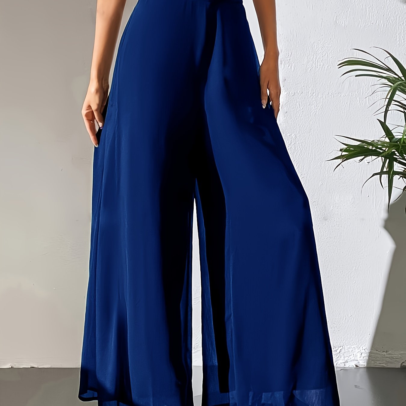 Tuvenyx | Wide-Leg Pants with Elastic Waist and Fluid Fall