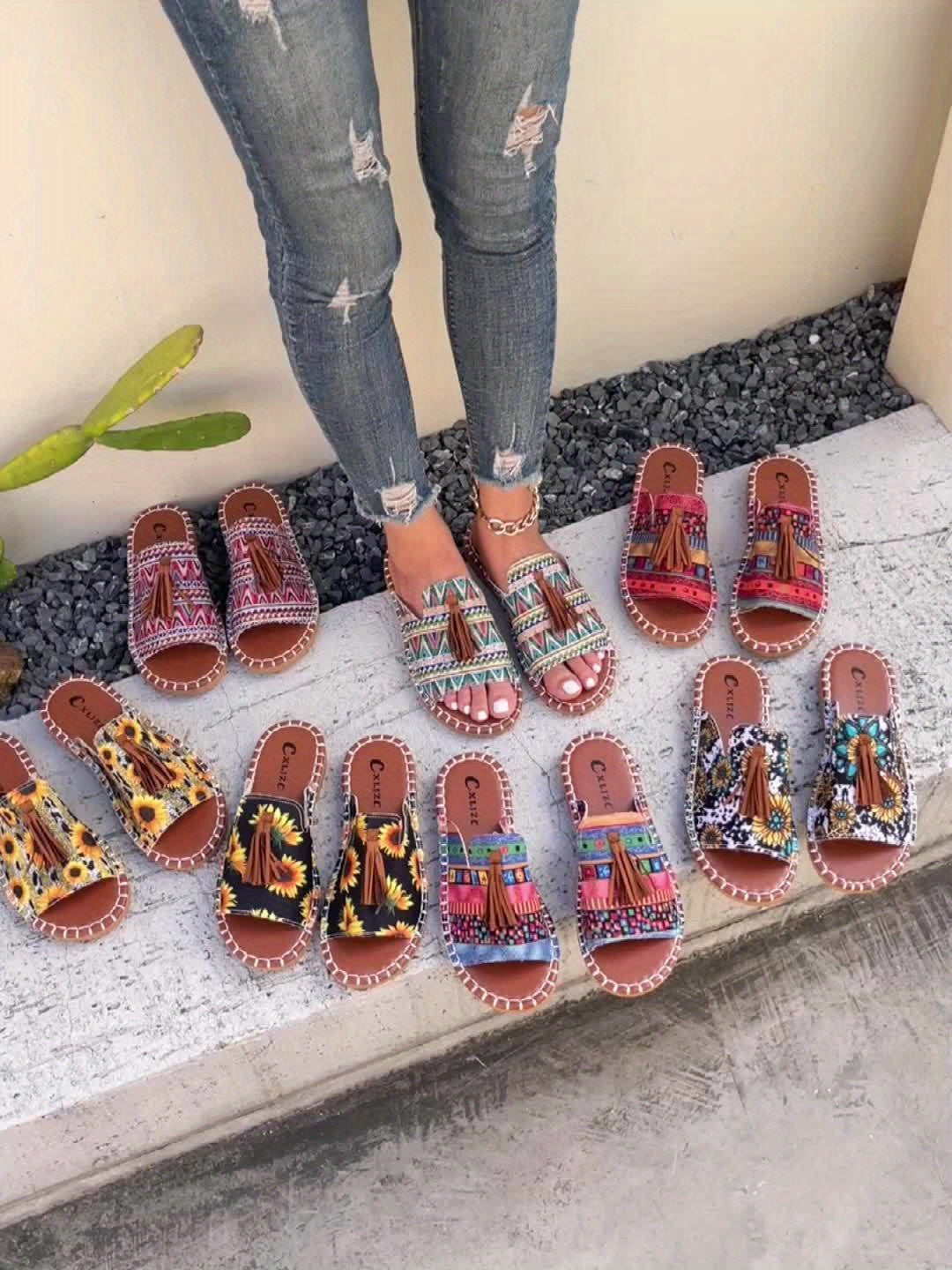 Rosaline | Bohemian Moccasins with Fringes and Artisan Comfort