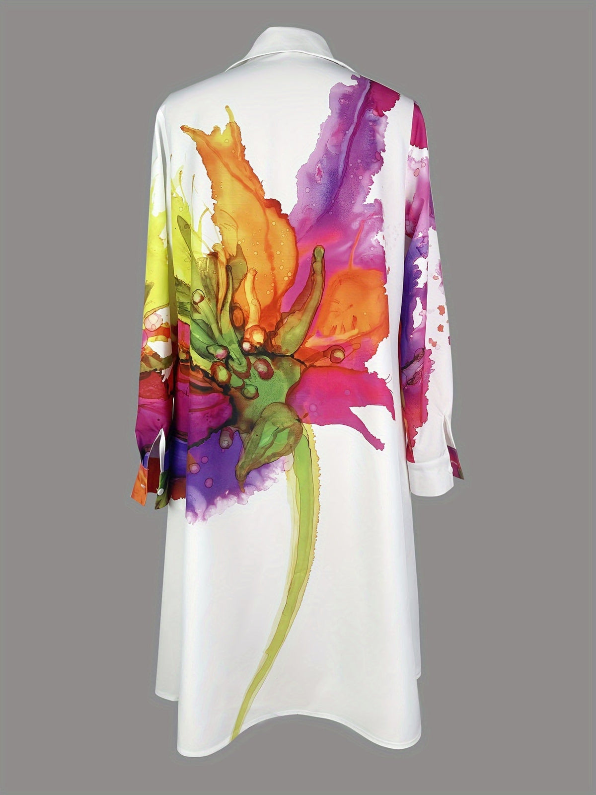 Emily | Elegant Fashion Printed Short Sleeve Dress