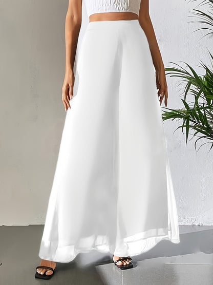Tuvenyx | Wide-Leg Pants with Elastic Waist and Fluid Fall