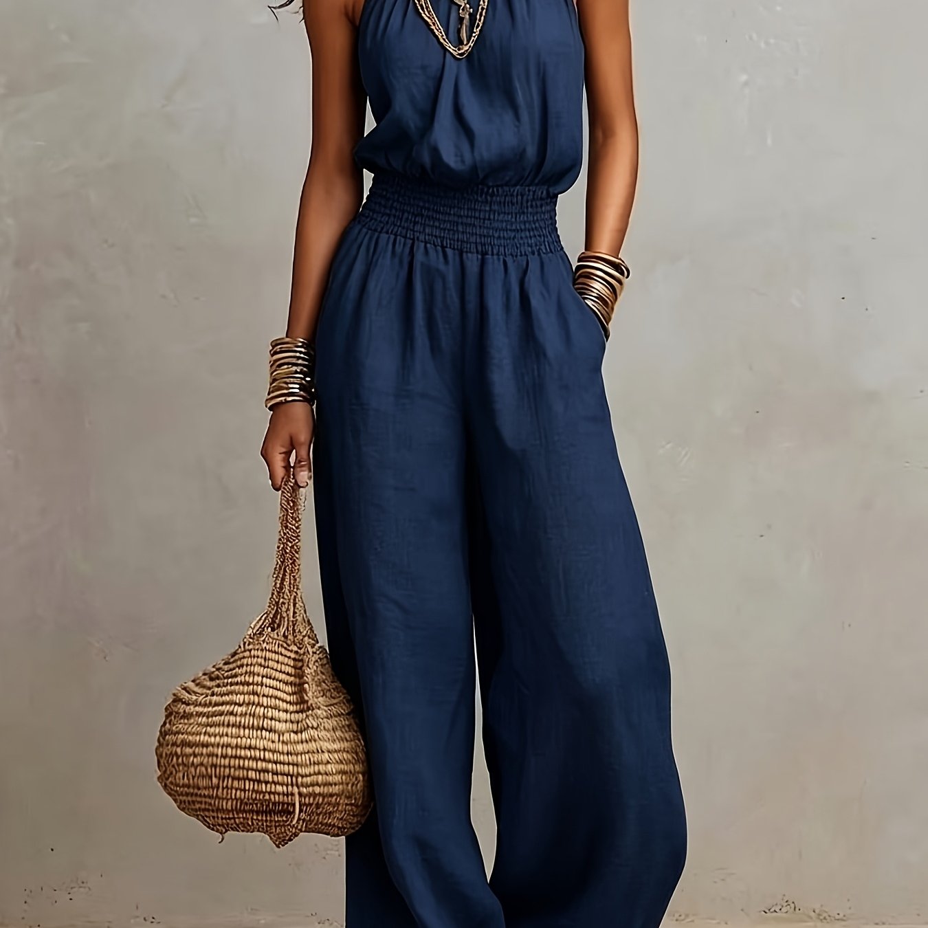 Lioraen™ Elegant Mono with Open Back and Relaxed Cut