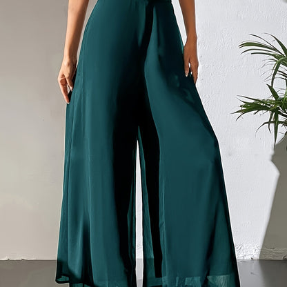 Tuvenyx | Wide-Leg Pants with Elastic Waist and Fluid Fall