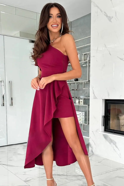 Presley | One-Shoulder Dress with Elegant Design and Feminine Silhouette