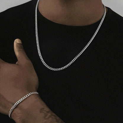 Tennyson | Urban Modern Style Chain Necklace and Bracelet Set