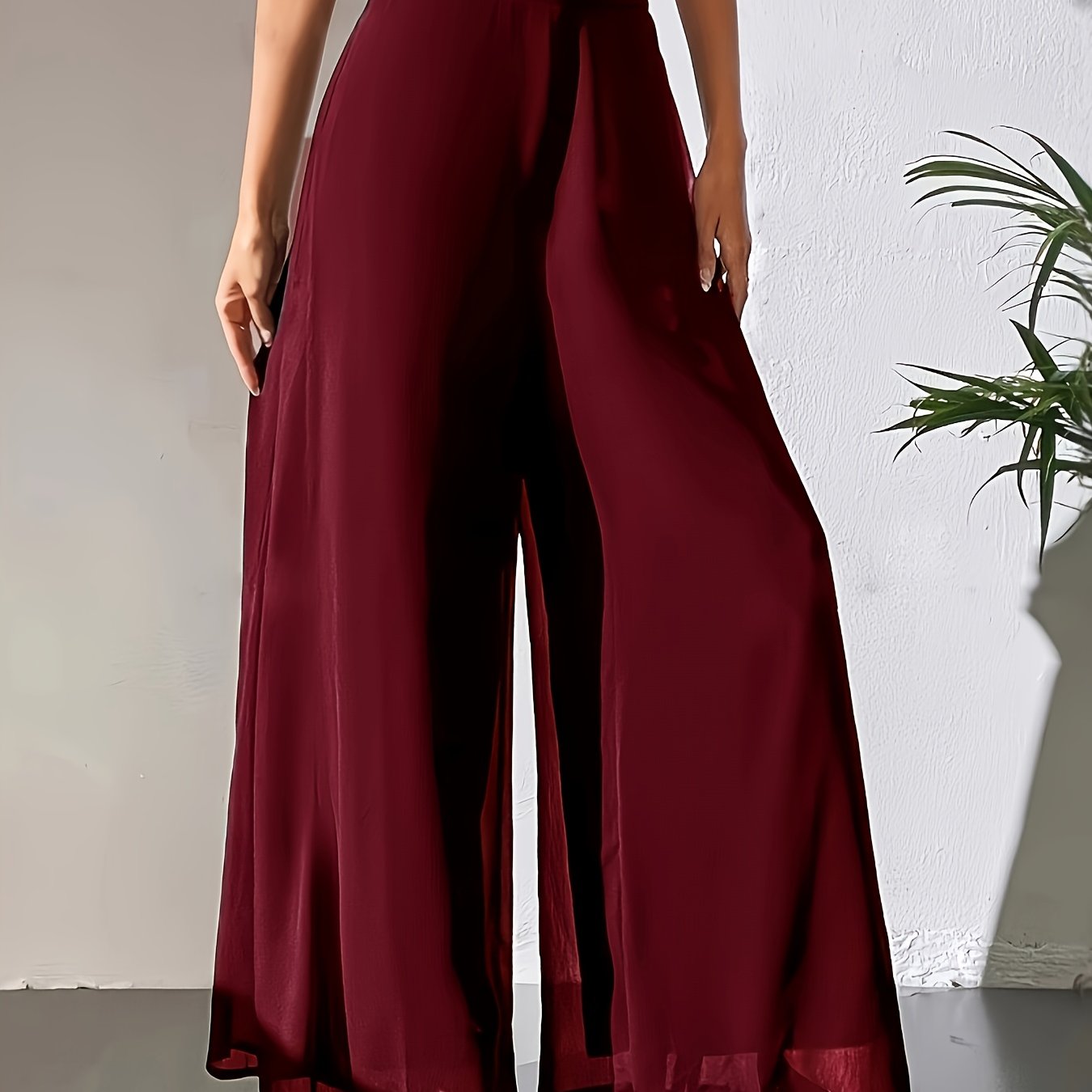Tuvenyx | Wide-Leg Pants with Elastic Waist and Fluid Fall