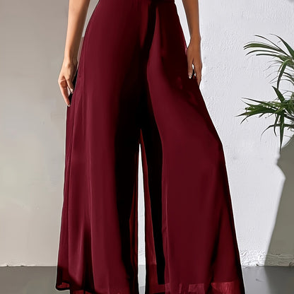 Tuvenyx | Wide-Leg Pants with Elastic Waist and Fluid Fall