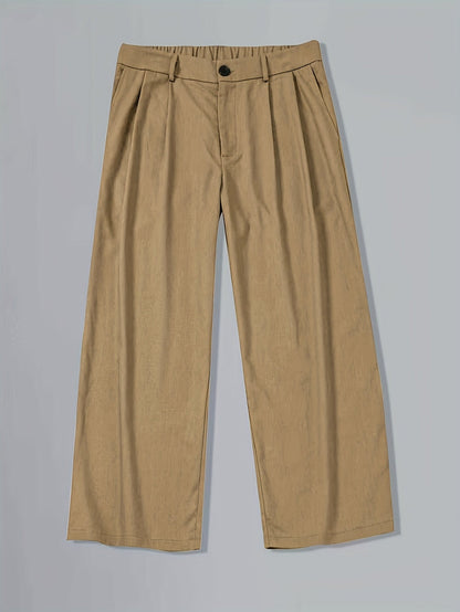 Vruxeth | Men's Straight Pants with Relaxed Fit and Modern Style