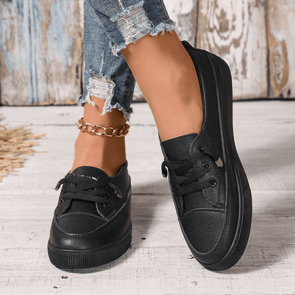 Dovella | White Orthopedic Shoes for Women with Laces and Soft Insole