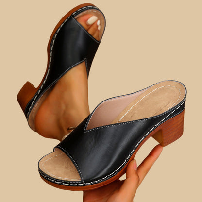 Javora | High Heel Chunky Orthopedic Sandals