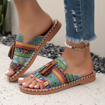Rosaline | Bohemian Moccasins with Fringes and Artisan Comfort