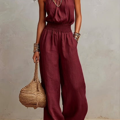 Lioraen™ Elegant Mono with Open Back and Relaxed Cut