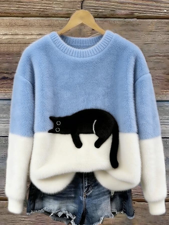 Caelania™ Minimalist Cat Hoodie