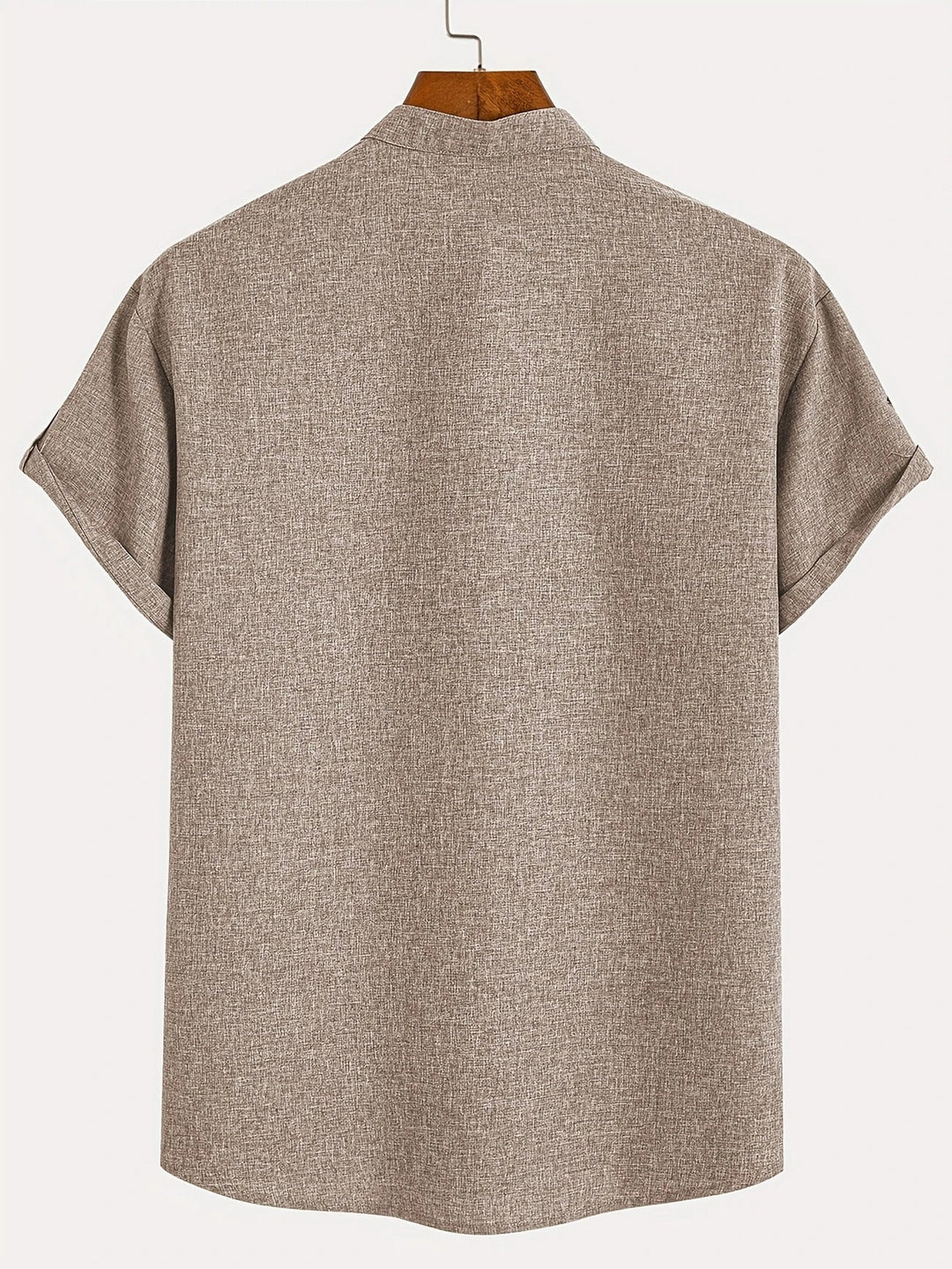 Hayes™ Elegant Short Sleeve High Collar Shirt
