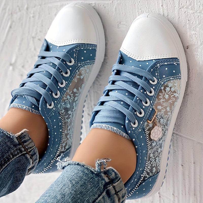 Victoria | Breathable Floral Sneakers with Lightweight Design and Maximum Comfort