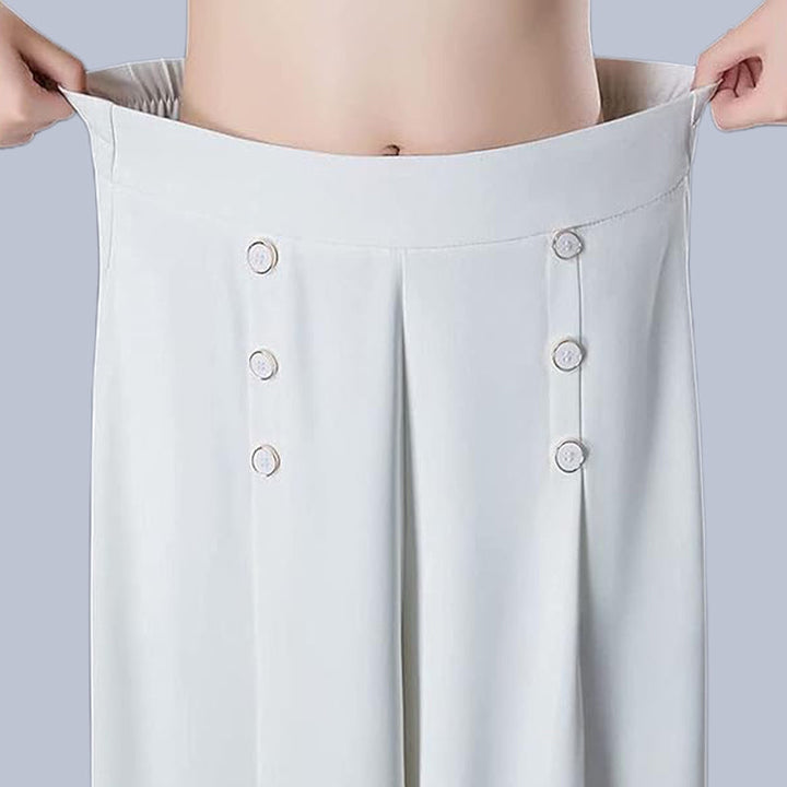 Nell™ Elegant Pleated Wide-Leg Pants