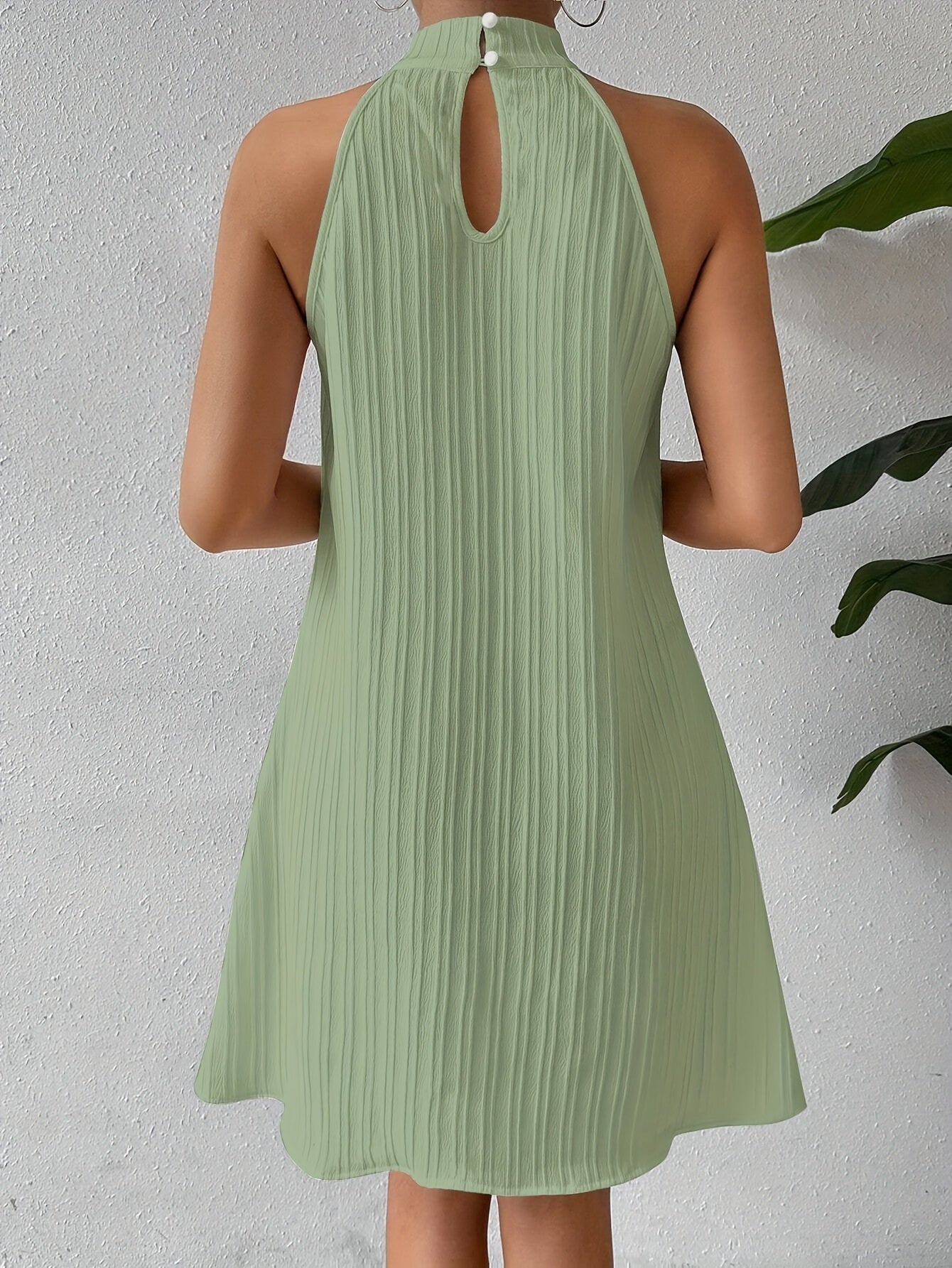 Alora™ Bohemian Short Striped Spaghetti Strap Dress