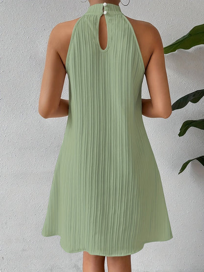 Alora™ Bohemian Short Striped Spaghetti Strap Dress