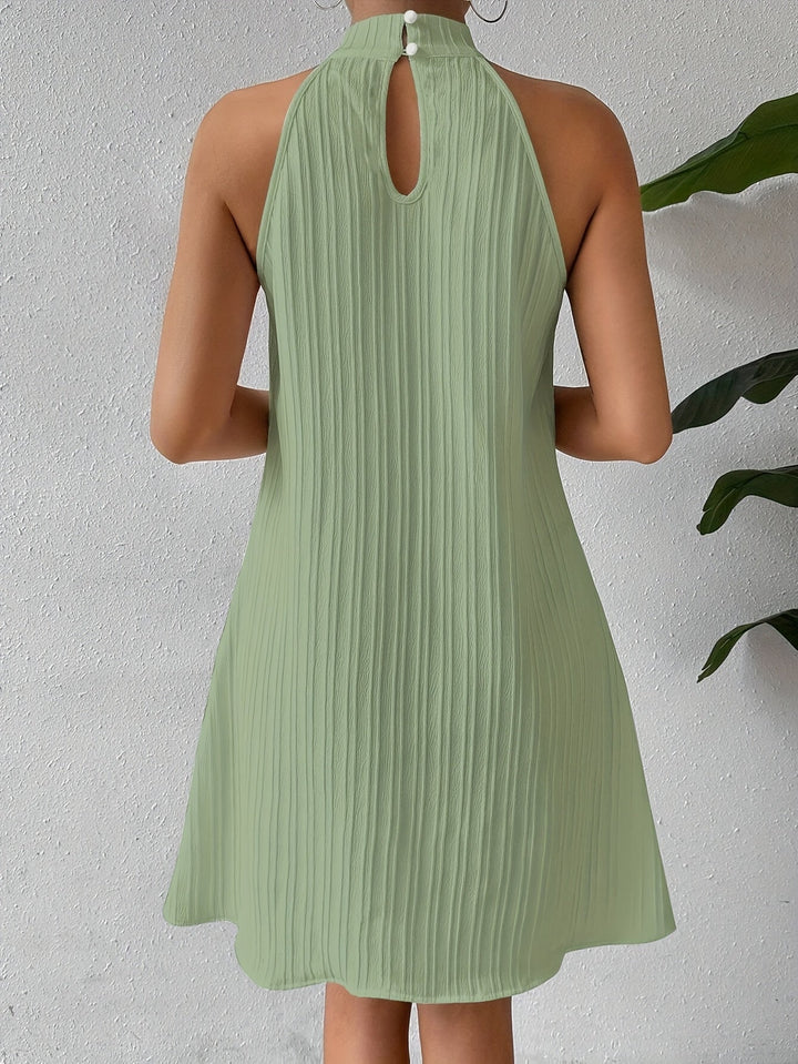 Alora™ Bohemian Short Striped Spaghetti Strap Dress