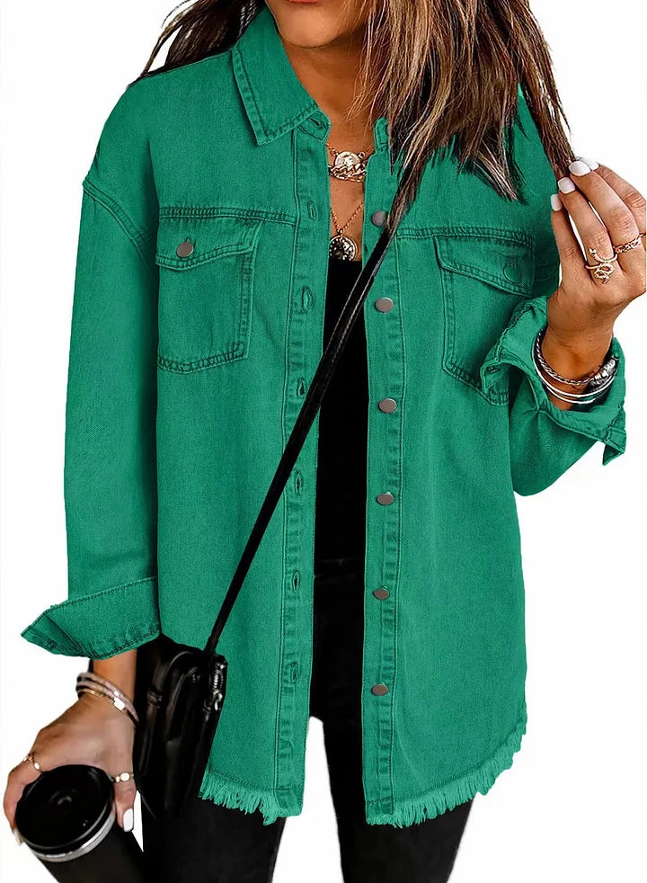 Sorellea™ Classic Denim Jacket for Women - Daily Wear