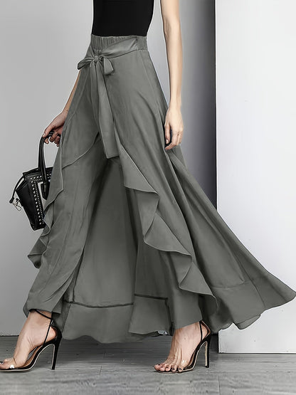 Amara | Elegant Straight-Leg Pants with Fluid Fall and Comfortable Fit