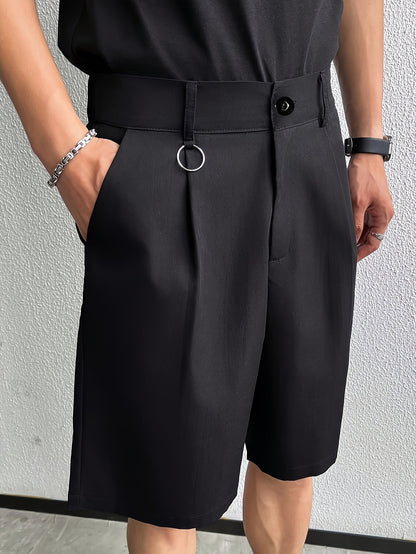 Evoxine | Men's Pleated Shorts with Modern Casual Style