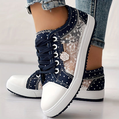 Victoria | Breathable Floral Sneakers with Lightweight Design and Maximum Comfort