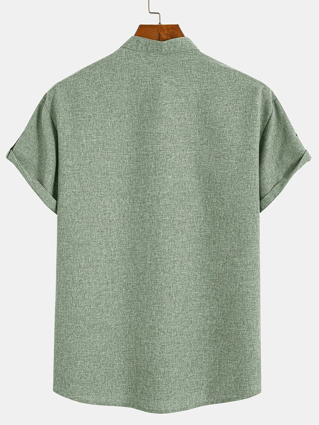 Hayes™ Elegant Short Sleeve High Collar Shirt