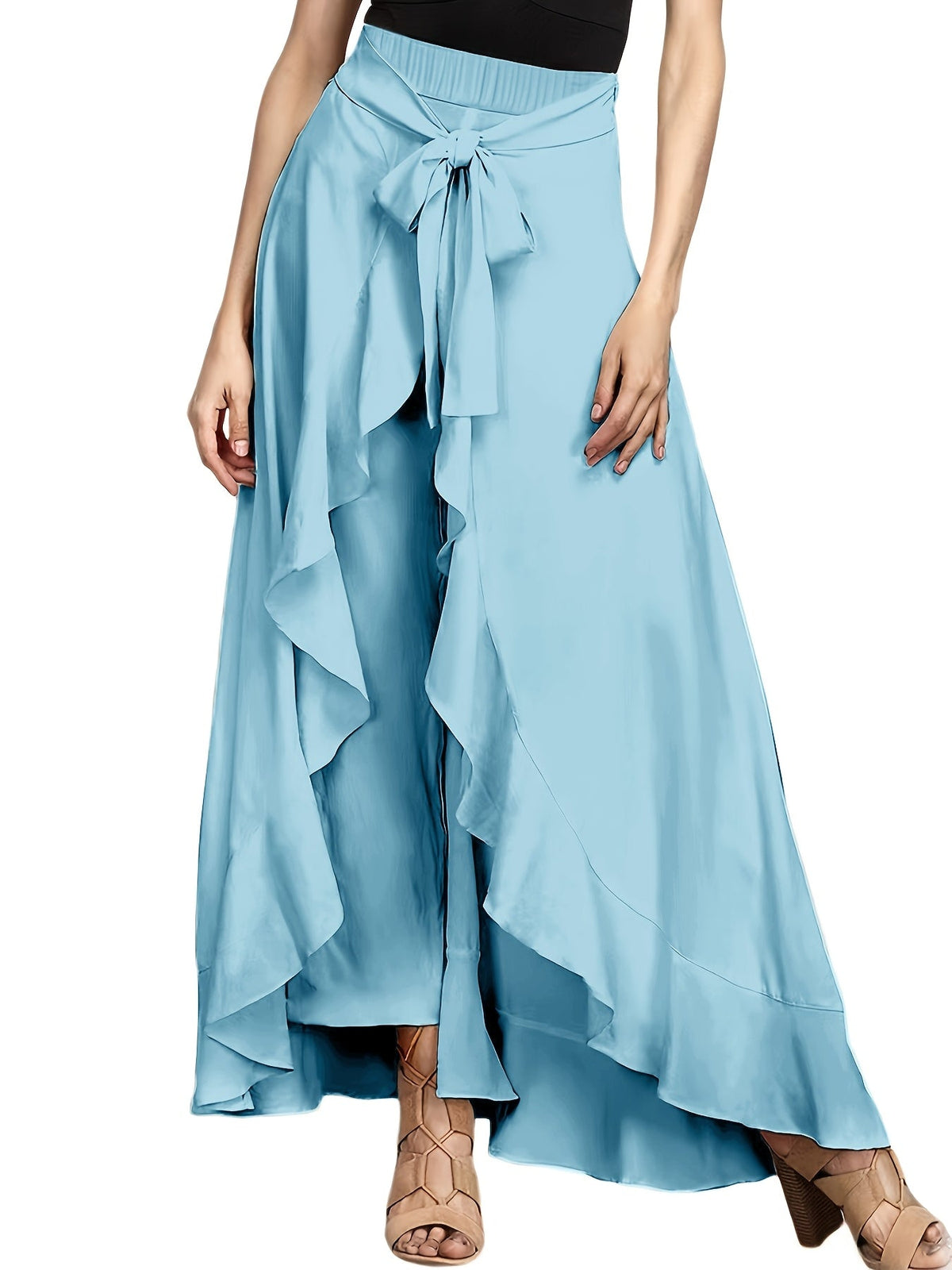 Amara | Elegant Straight-Leg Pants with Fluid Fall and Comfortable Fit