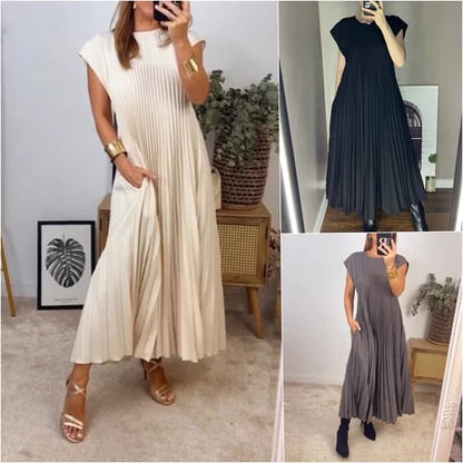 Elara™ Elegant Dress with Fluid Cut, Soft Fall, and Modern Style