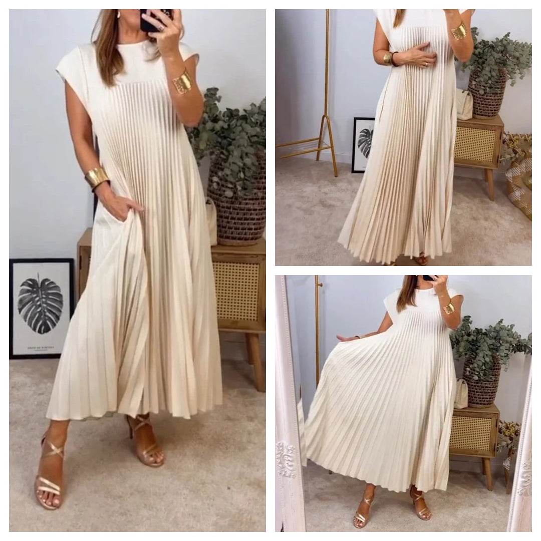 Elara™ Elegant Dress with Fluid Cut, Soft Fall, and Modern Style