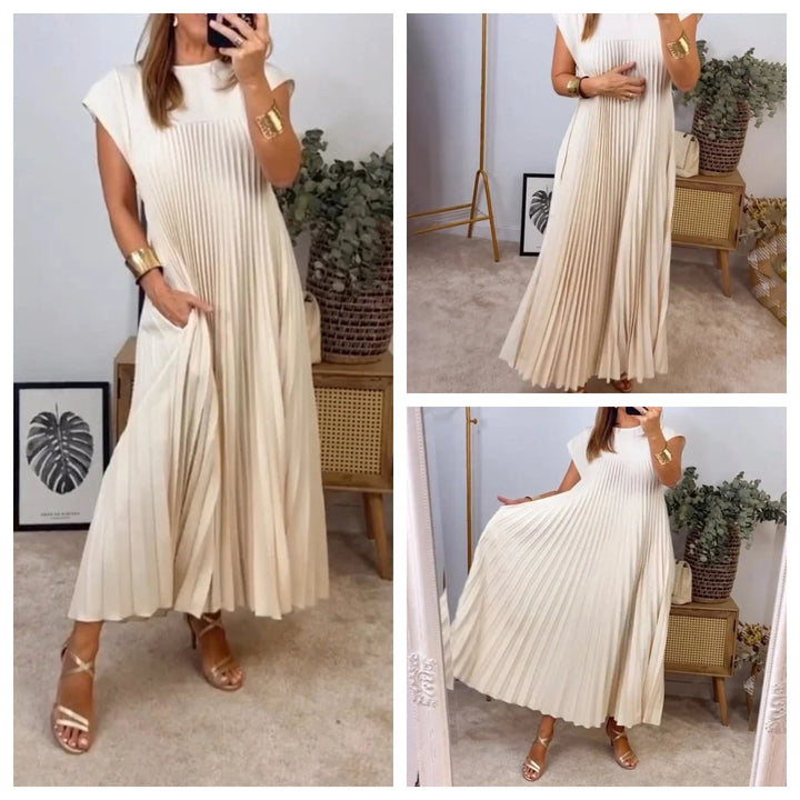 Elara™ Elegant Dress with Fluid Cut, Soft Fall, and Modern Style