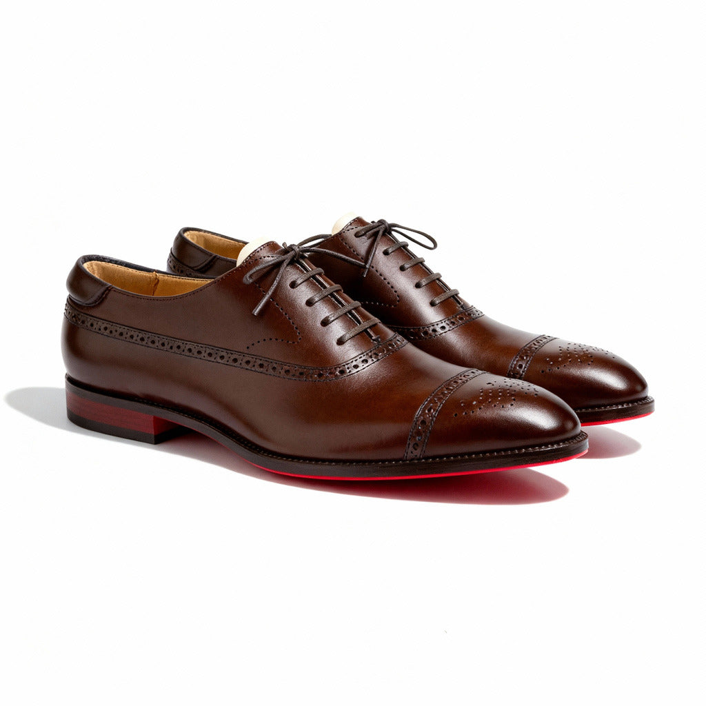 Valcero™ Classic Leather Oxford Brogue Shoe