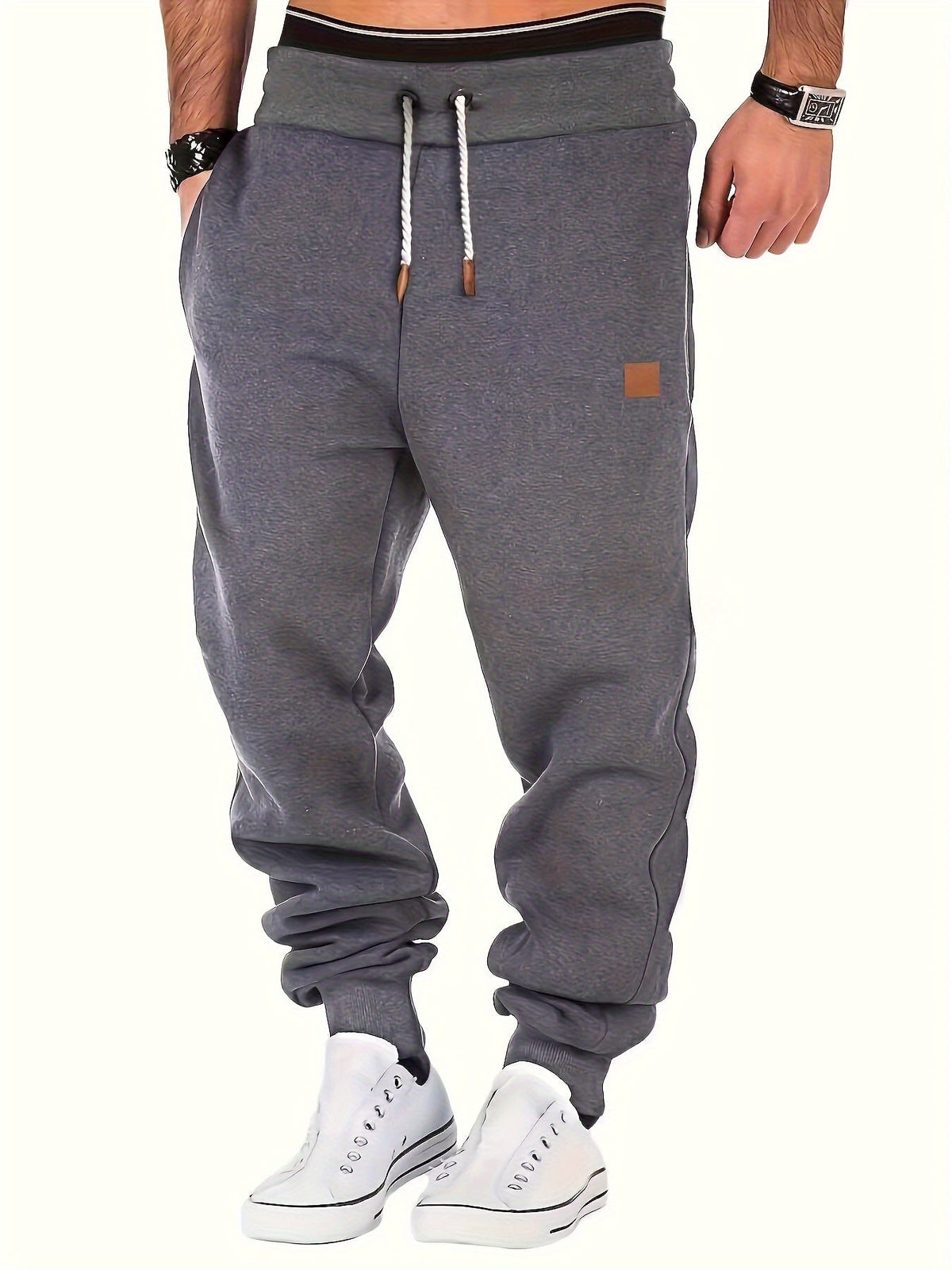 Rovanto | Men's Slim Fit Casual Pants with Adjustable Waist for Fall and Winter
