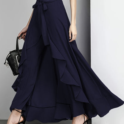 Amara | Elegant Straight-Leg Pants with Fluid Fall and Comfortable Fit