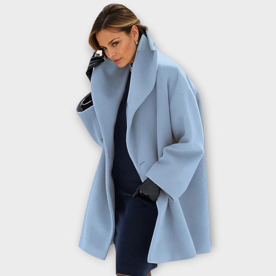 Elmarae™ Classic Silhouette Wool Coat