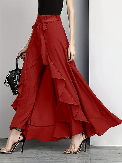 Amara | Elegant Straight-Leg Pants with Fluid Fall and Comfortable Fit