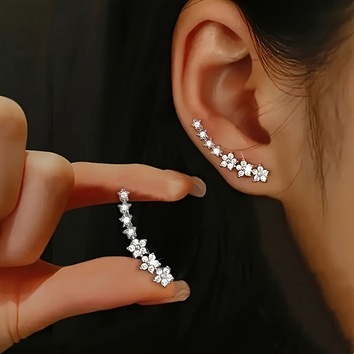 Soreya™ Elegant Flower Earrings with Timeless Style