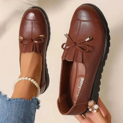 Fernanda | Leather Slip-On Loafers with Soft Sole and Maximum Comfort