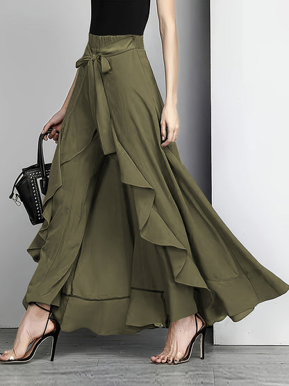 Amara | Elegant Straight-Leg Pants with Fluid Fall and Comfortable Fit