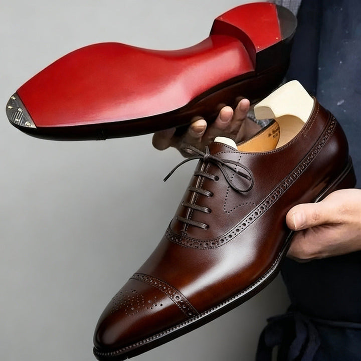 Valcero™ Classic Leather Oxford Brogue Shoe