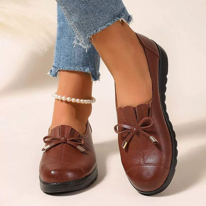 Fernanda | Leather Slip-On Loafers with Soft Sole and Maximum Comfort